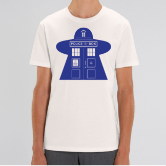 TARDIS Meeple T-Shirt | Doctor Who & Board Game Mash-Up | 100% Organic