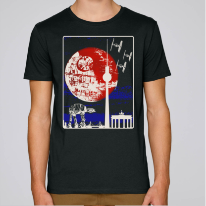 That's No Moon Berlin T-Shirt - Star Wars and Berlin Design by Meeplings